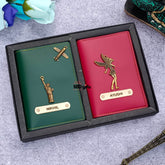 Couple Passport Cover | Customized Passport cover | Personalized Passport cover | Best Gifts For Couples | Gift For Travel Lover | Personalized Gifts - BBD GIFTS